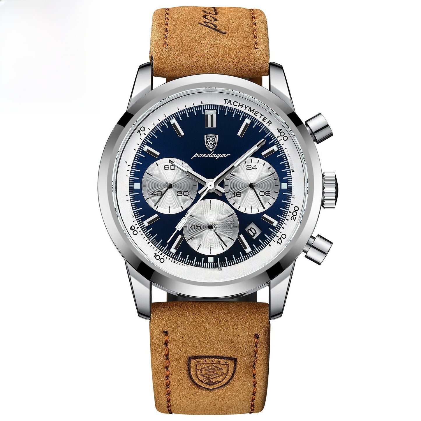 Mens Quartz Watch with Luminous Waterproof Features