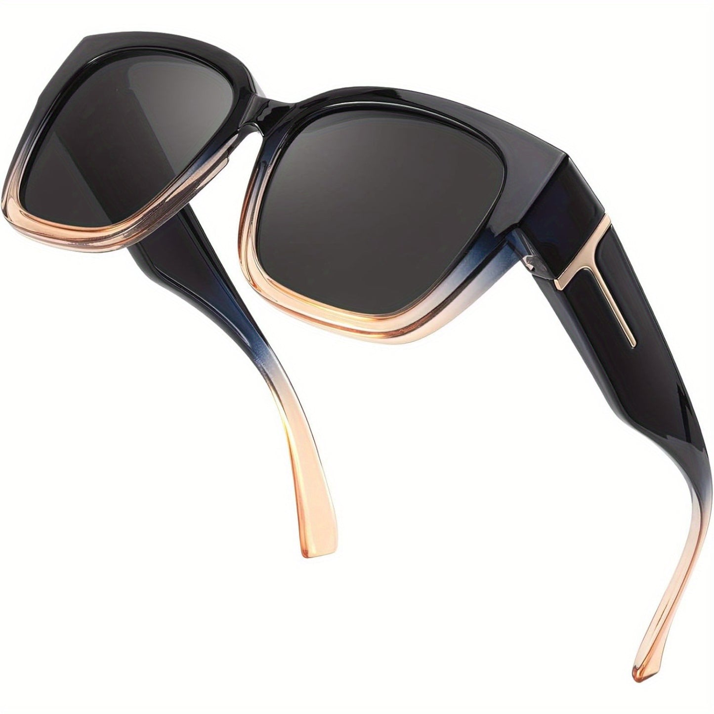 Fashion Square Polarized Sunglasses with UV Protection