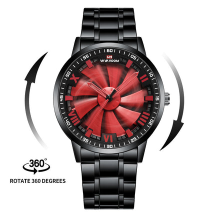 Sharingan Rotating Dial Quartz Watch