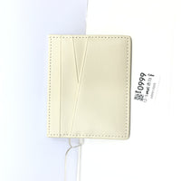 Leather Oil Edge Oblique Thin Bank Card Holder Soft Cowhide Document Package