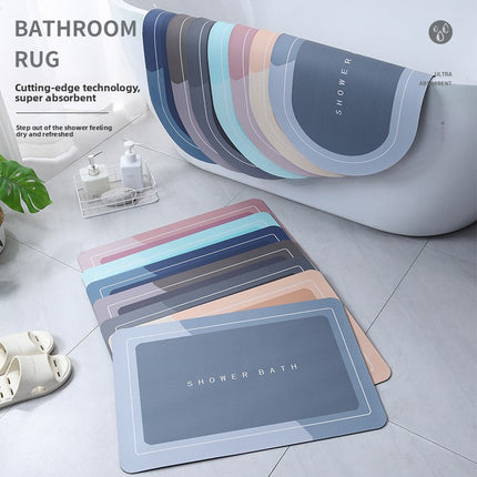 Soft Diatomaceous Earth Absorbent Bathroom Mat