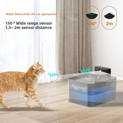 Pet cat water fountain