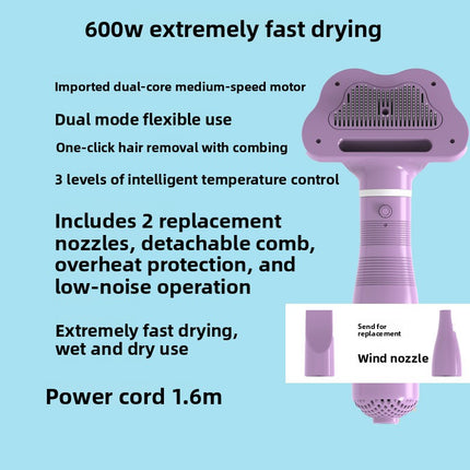 Pet Hair Dryer and Grooming Tool