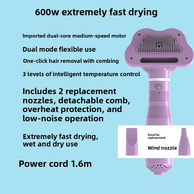 Pet Hair Dryer and Grooming Tool