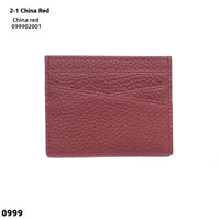 Leather Oil Edge Oblique Thin Bank Card Holder Soft Cowhide Document Package