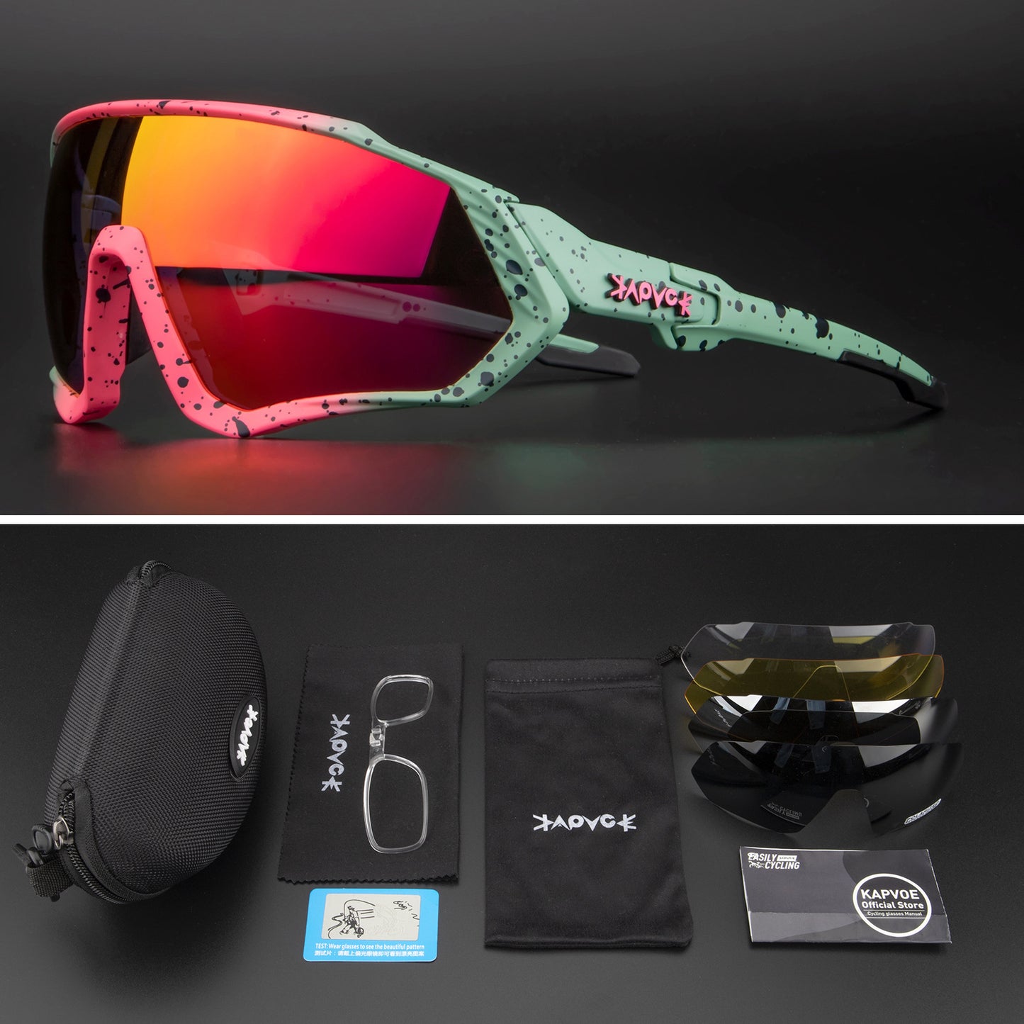 Kapvoe Polarized Sports Glasses
