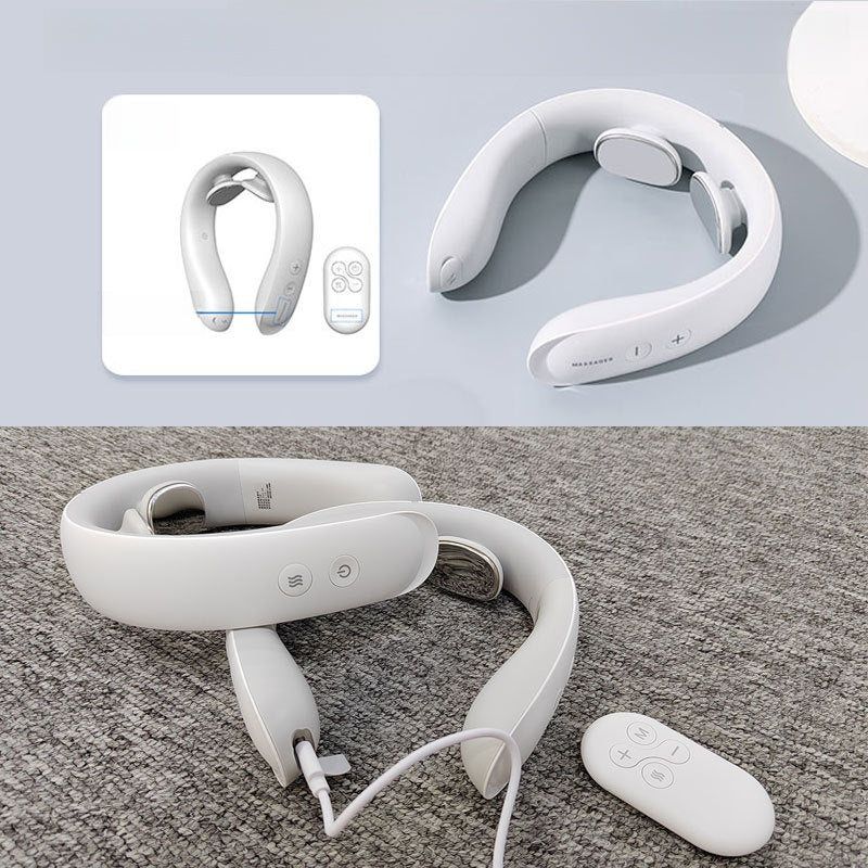 Cervical Spine Massager with Heat Therapy and Bluetooth