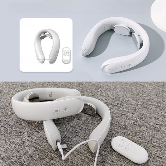 Cervical Spine Massager with Heat Therapy and Bluetooth