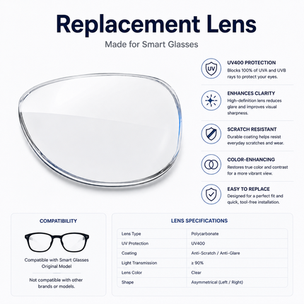 AI Smart Glasses with Camera and Color-Changing Lenses