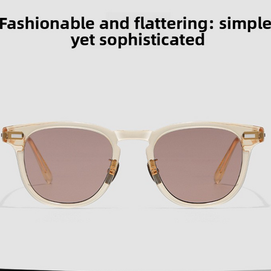 Retro Square Sunglasses with UV400 Protection