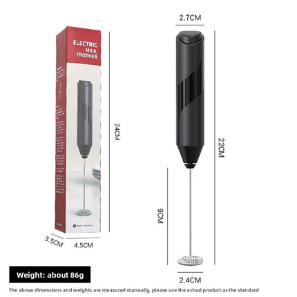 Manual milk frother