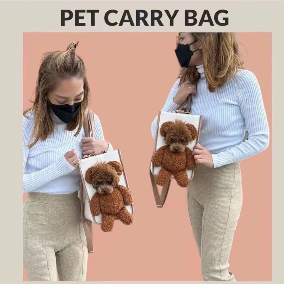Pet Carrier Bag with Exposed Head Design