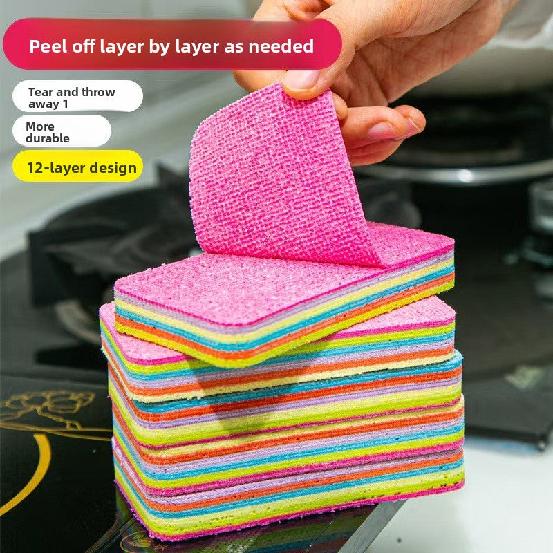 PVA Microfiber Cleaning Sponge Rag