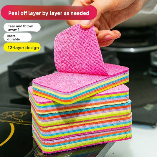 PVA Microfiber Cleaning Sponge Rag