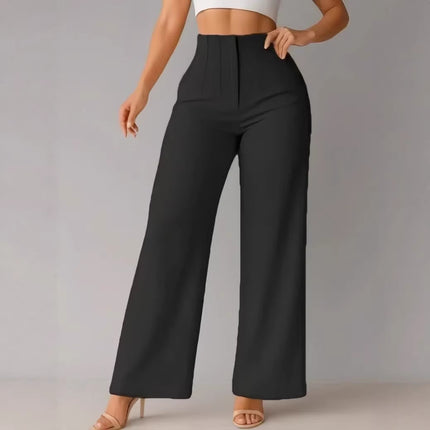 Womens High Waist Wide Leg Pants