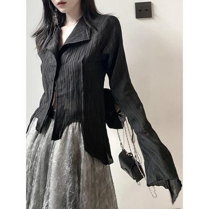 Gothic Dark Style Long Sleeve Shirt