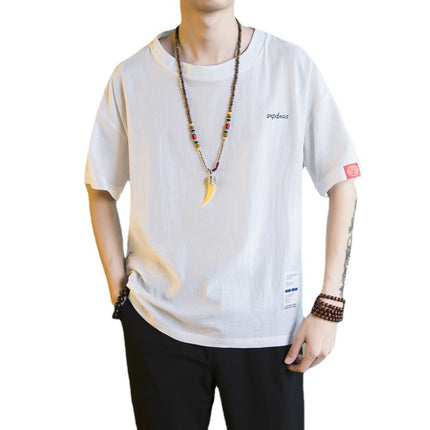 Cotton Linen T-Shirt for Men