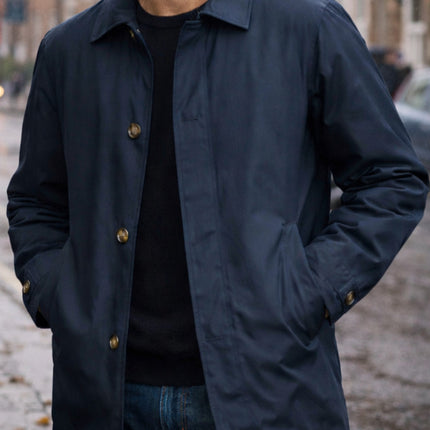 European and American Men's Jackets, High-End Casual Outerwear, Retro Waterproof Long-Sleeved Cardigans, Windbreakers, Foreign Trade Cross-Border Men's Clothing
