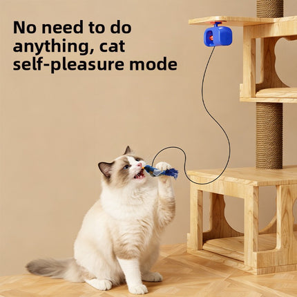 Smart Electric Hanging Cat Toy with Automatic Rotation