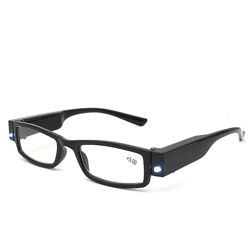 LED anti-blue light reading glasses