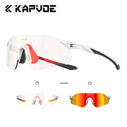 Photochromic Sports Sunglasses Windproof Cycling Glasses