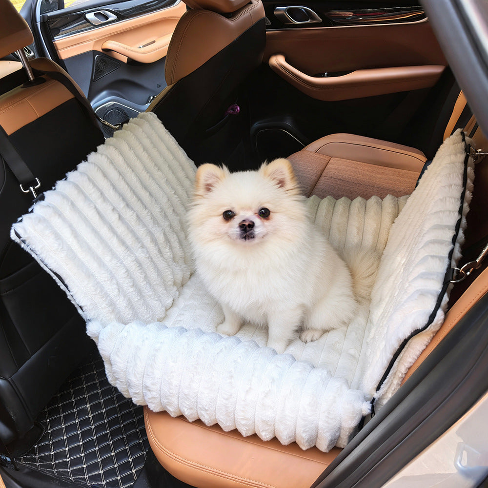 Pet car carrier bed