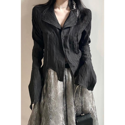Gothic Dark Style Long Sleeve Shirt