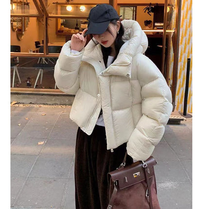 Women's Loose Fit Hooded Puffer Jacket