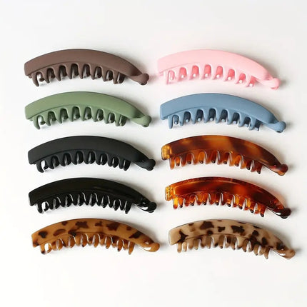 Elegant Vertical Banana Hair Clip