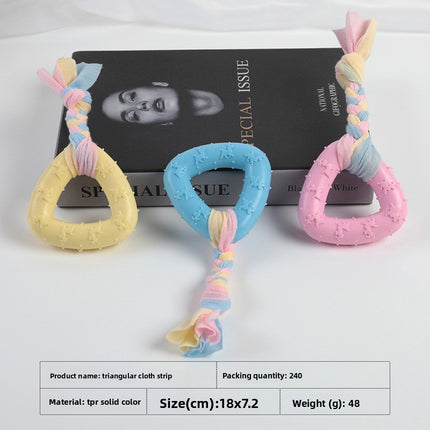 Dog Chew Toy Ball Bite Resistant Pet Dental Molar Stick