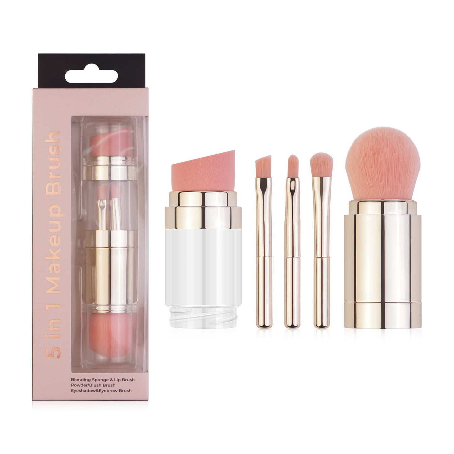 Multifunctional Portable Makeup Brush