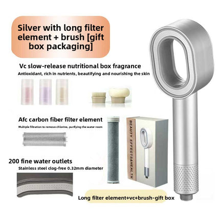 Aromatherapy Filter Shower Head with Multiple Spray Modes
