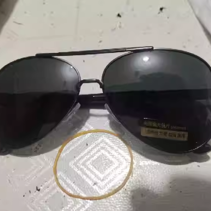 Metal Polarized Sunglasses Retro Large Frame Driving Glasses