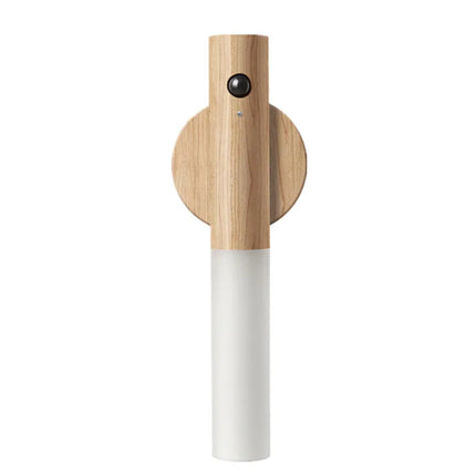 Rechargeable Sensor Wall Lamp with Wood Design