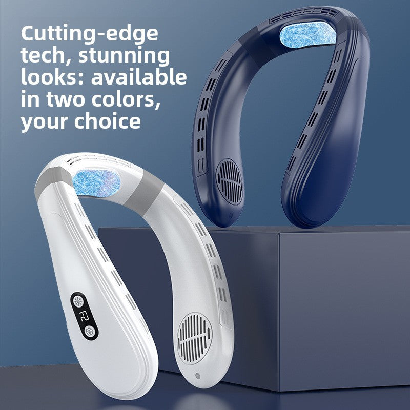 Portable USB Neck Fan with Cooling Modes