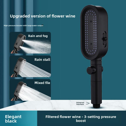 Pressurized Shower Head Set with Filter