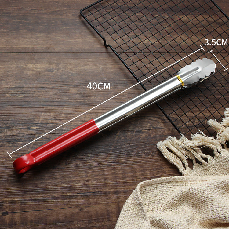 Stainless Steel Silicone Handle Food Clips