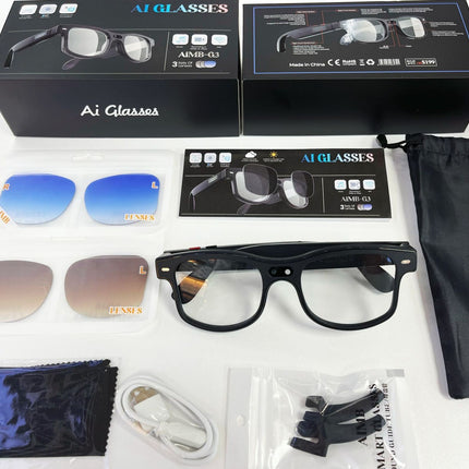 AIMB-G1 Smart Glasses with AI Translation