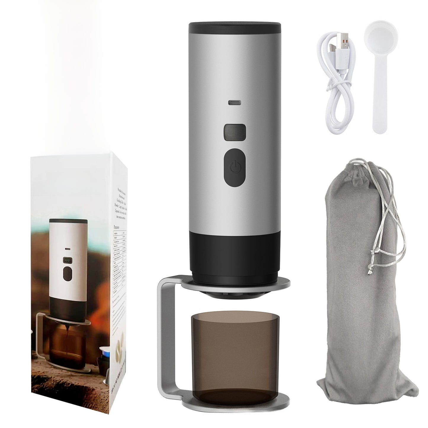 Portable Automatic Capsule Coffee Maker