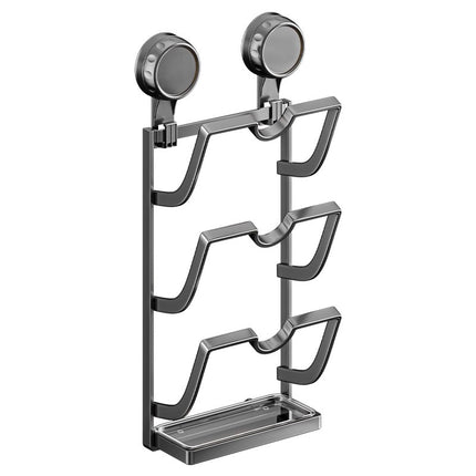 Suction Cup Wall Mount Kitchen Organizer Rack