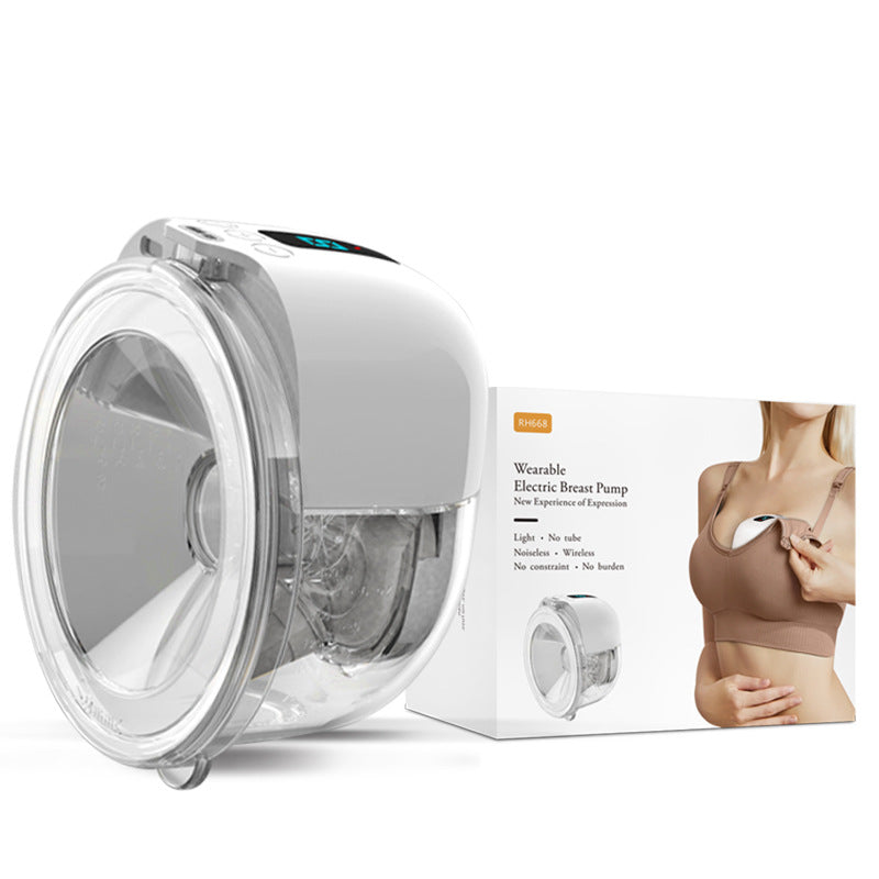 Wearable Electric Breast Pump Hands-Free Milk Collection