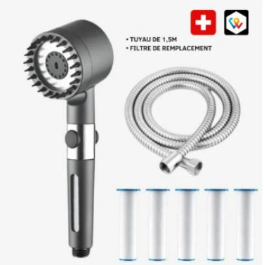 Handheld Multi-Function Shower Head with Water Filter