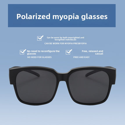 ClipOn Polarized Sunglasses UV Protection Driving Glasses