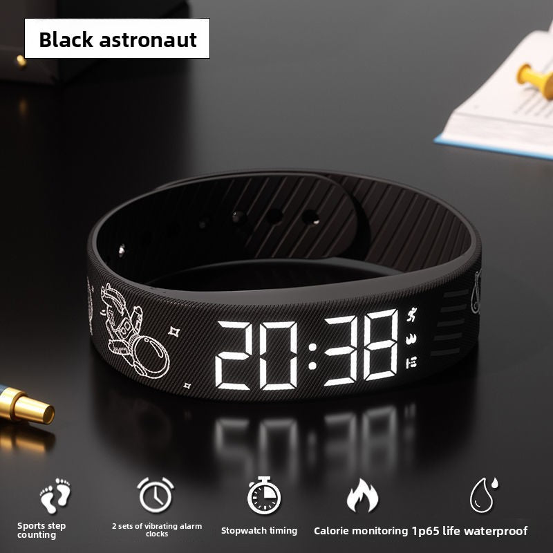 Multi-Function Silent Vibration Electronic Watch for Children