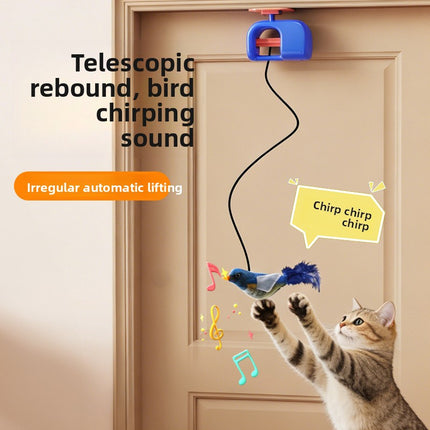 Smart Electric Hanging Cat Toy with Automatic Rotation
