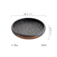 Creative Household Japanese Kiln-formed Ceramic Plates