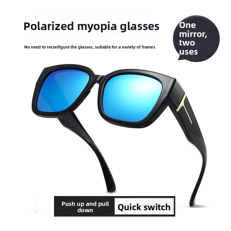 Fashion Square Polarized Sunglasses with UV Protection