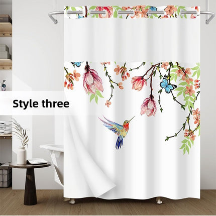 Digital Print Waterproof Shower Curtain