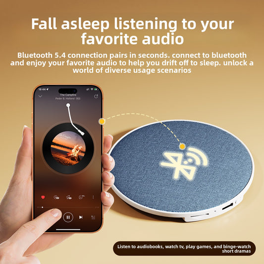 Ultra-Thin Bluetooth Sleep Aid Speaker with White Noise