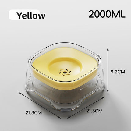 Non-spill floating water bowl dog bowl